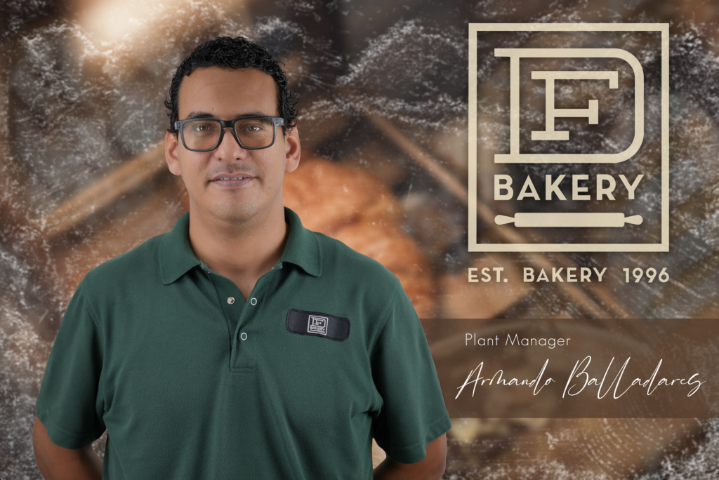 Armando Balladares, Production Manager at DF Bakery